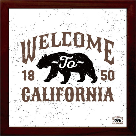 サインフレーム 400シリーズ ウェルカム カルフォルニア Sign Frame 400seires Welcome to California 425x425x30 snw-isf-52263の画像