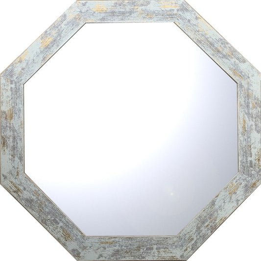 ヒュイット ミラー ホワイト Huit Mirror White 485x485x30 snw-mht-50389の画像