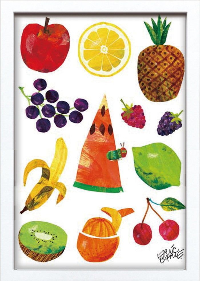 エリック・カール あおむしとフルーツ Eric Carle Caterpillar with fruits 280x385x20 snw-zec-53011の画像