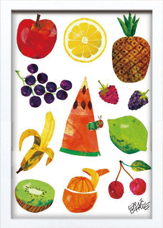 エリック・カール あおむしとフルーツ Eric Carle Caterpillar with fruits 280x385x20 snw-zec-53011の画像