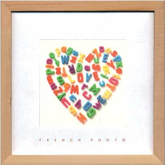 フレンチフォトグラフィ レターハート French Photography Latter Heart 220x220x20 snw-zfp-51911の画像