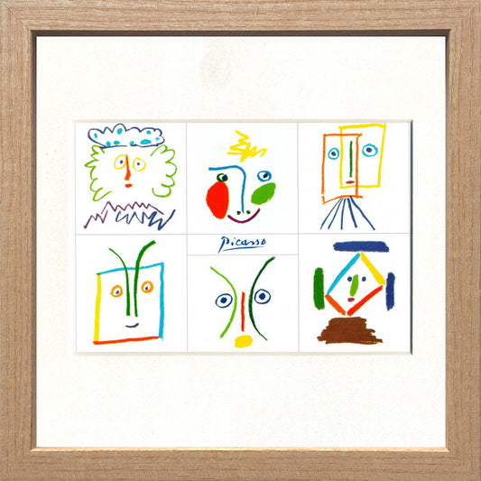 ピカソ デッサン Picasso Dessins 220x220x20 snw-zpp-53126の画像