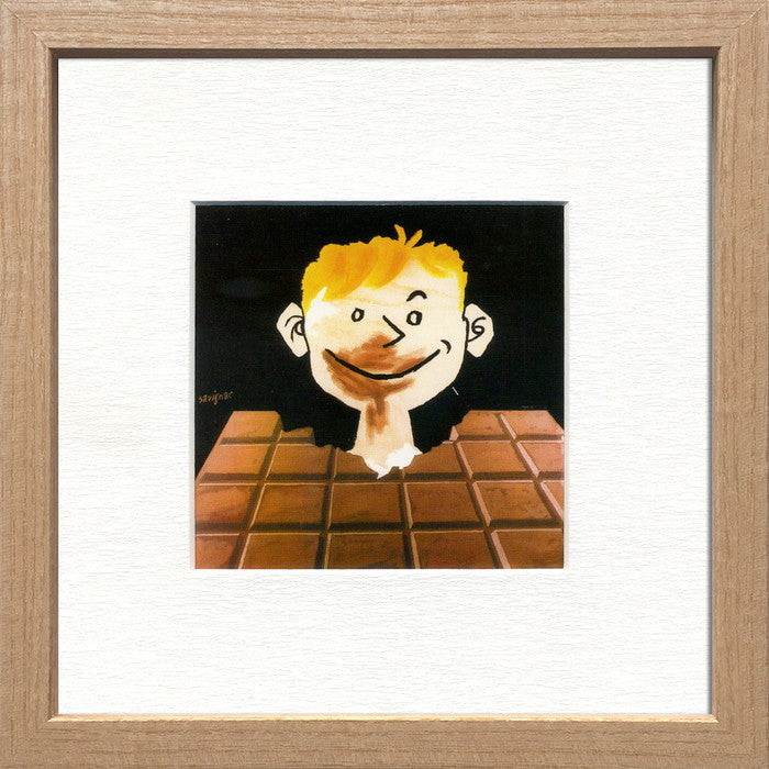 レイモン・サヴィニャック スクエア フレーム チョコレート トブラー Savignac Square Frame Chocolat Tobler 220x220x20 snw-zrs-51875の画像