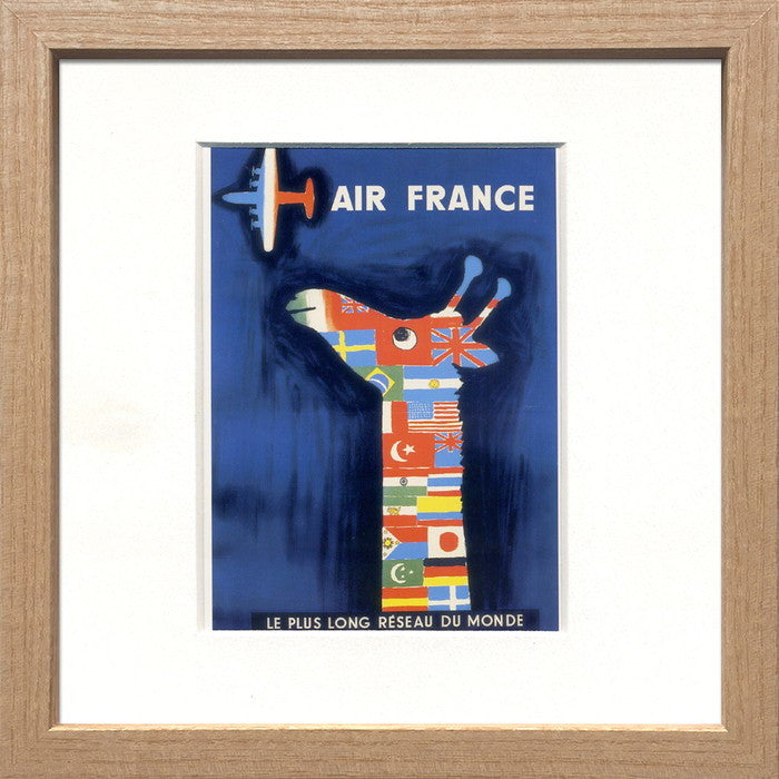 レイモン・サヴィニャック スクエア フレーム エアフランス 1956年 Savignac Square Frame Air France 1956年 220x220x20 snw-zrs-51876の画像
