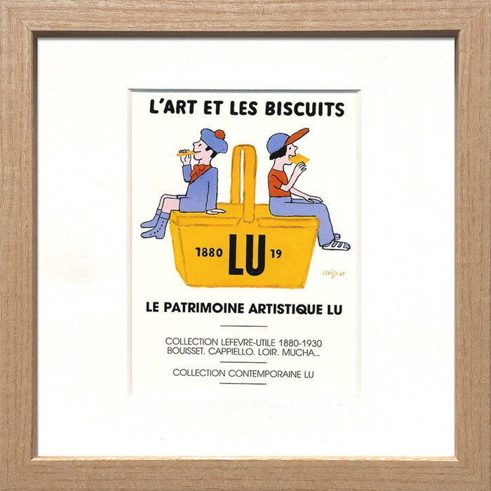 レイモン・サヴィニャック スクエア フレーム LU芸術とビスケット Savignac Square Frame LU芸術とビスケット 220x220x20 snw-zrs-51882の画像