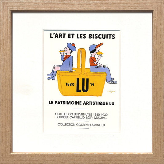 レイモン・サヴィニャック スクエア フレーム LU芸術とビスケット Savignac Square Frame LU芸術とビスケット 220x220x20 snw-zrs-51882の画像