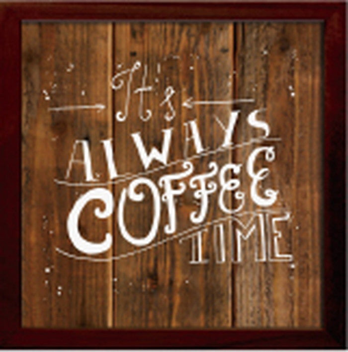 サインフレーム オールウェイズコーヒータイム SIGN FRAME ALWAYS COFFE TIME 220x220x20 snw-zsf-52364の画像