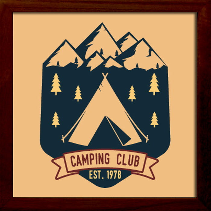 サインフレーム キャンピングクラブ Sign Frame Camping Club 220x220x20 snw-zsf-53022の画像