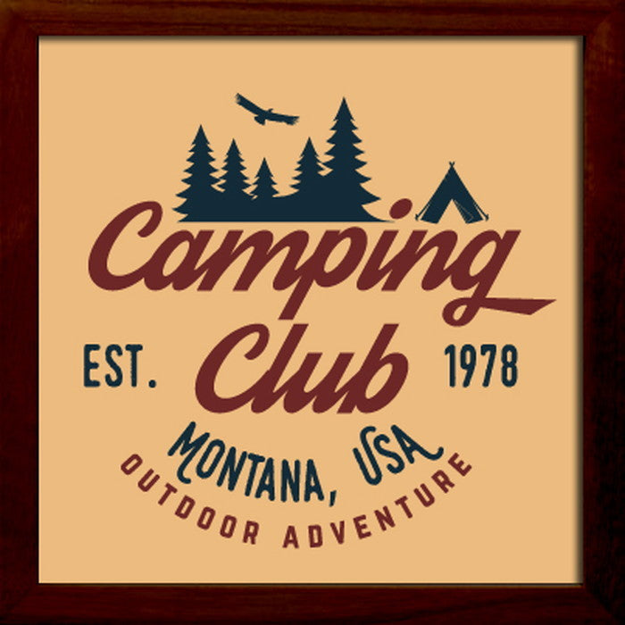 サインフレーム キャンピングクラブ Sign Frame Camping Club 220x220x20 snw-zsf-53023の画像