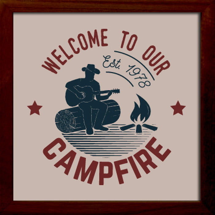 サインフレーム キャンプファイヤー Sign Frame Campfire 220x220x20 snw-zsf-53026の画像