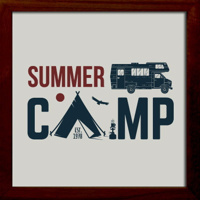 サインフレーム サマーキャンプ Sign Frame Summer Camp 220x220x20 snw-zsf-53027の画像