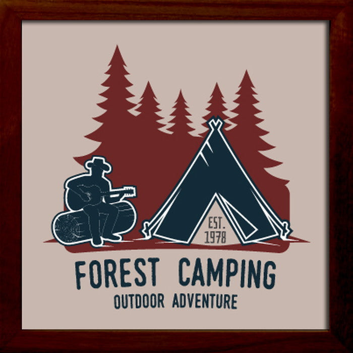 サインフレーム フォレストキャンプ Sign Frame Forest Camping 220x220x20 snw-zsf-53030の画像