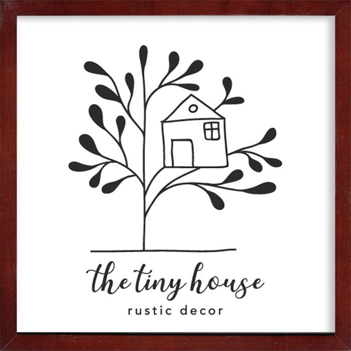 サイン フレーム タイニーハウス Sign fraem The Tiny House 270x270x20 snw-zsf-53423の画像