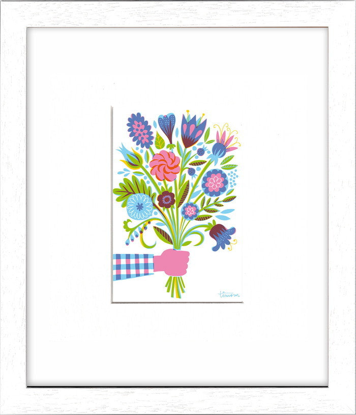 ティモ・マンタリ 青い花束 Timo Manttari Sinnen Kimppu 263x305x20 snw-ztm-53522の画像