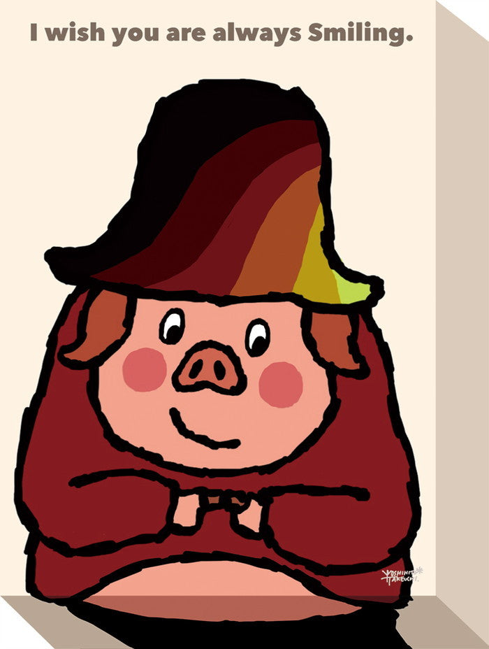 タクウチ ヨシヒト ミニ パネル ブタ Takeuchi mini Panel ブタ 205x280x40 snw-zyt-53736の画像