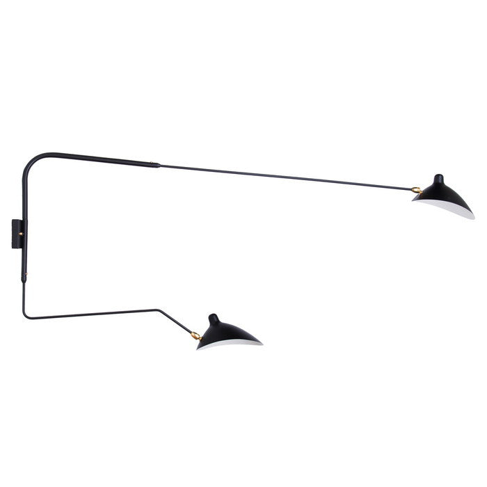 【即納】セルジュ・ムーユ ウォールランプ （2灯タイプ） リプロダクト デザイナーズ 家具 tim-000551の画像