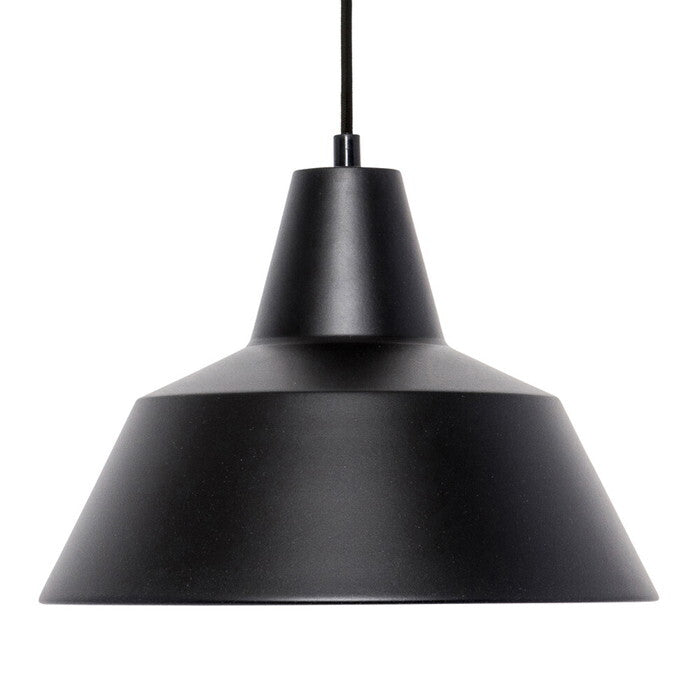 ペンダントライト ヴェデル・マッドソン The work shop lamp ワークショップランプ Mサイズ Mサイズ ブラック ホワイト φ28×H22cm tim-7183751の画像