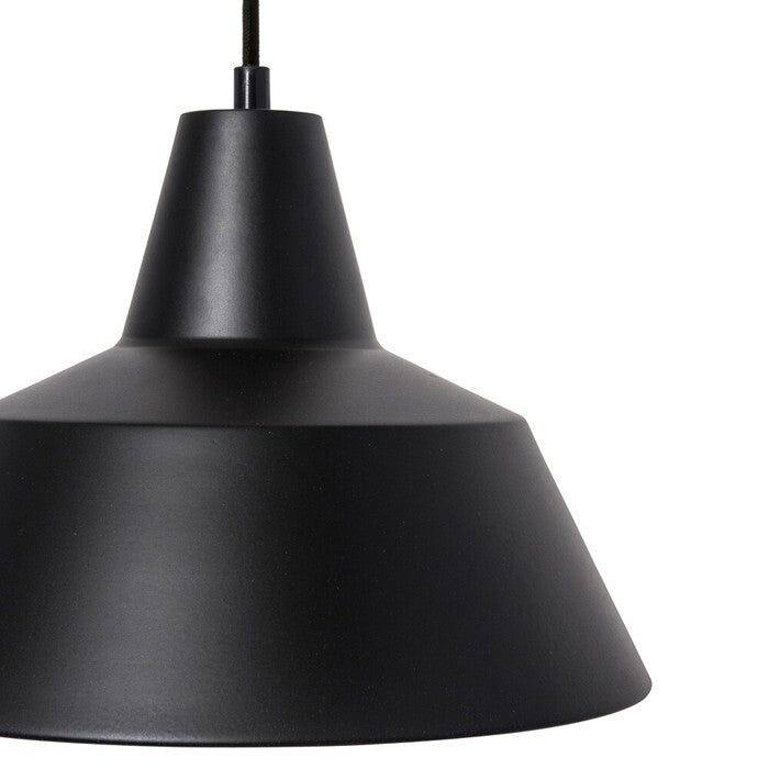 ペンダントライト ヴェデル・マッドソン The work shop lamp ワークショップランプ Mサイズ Mサイズ ブラック ホワイト φ28×H22cm tim-7183751の画像