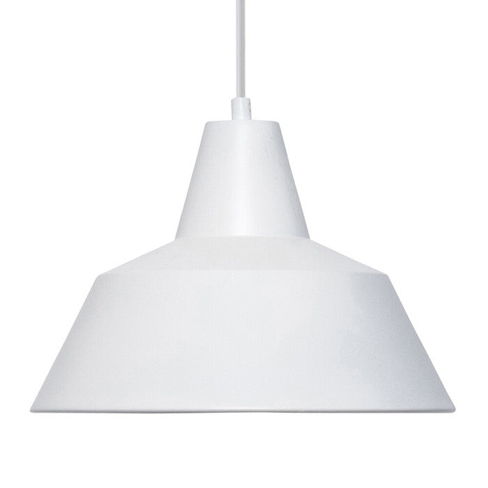 ペンダントライト ヴェデル・マッドソン The work shop lamp ワークショップランプ Mサイズ Mサイズ ブラック ホワイト φ28×H22cm tim-7183751の画像
