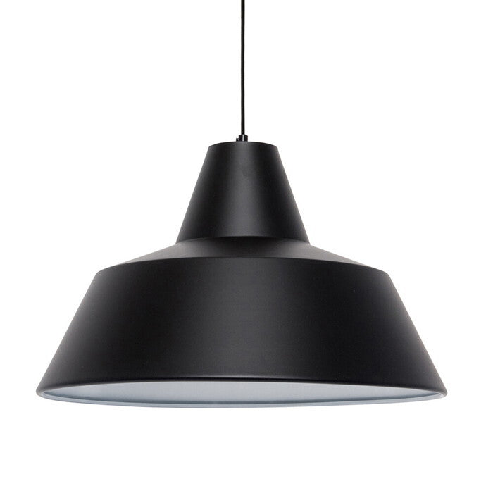ペンダントライト ヴェデル・マッドソン The work shop lamp ワークショップランプ XLサイズ XLサイズ ブラック ホワイト φ50×H37cm tim-7183787の画像