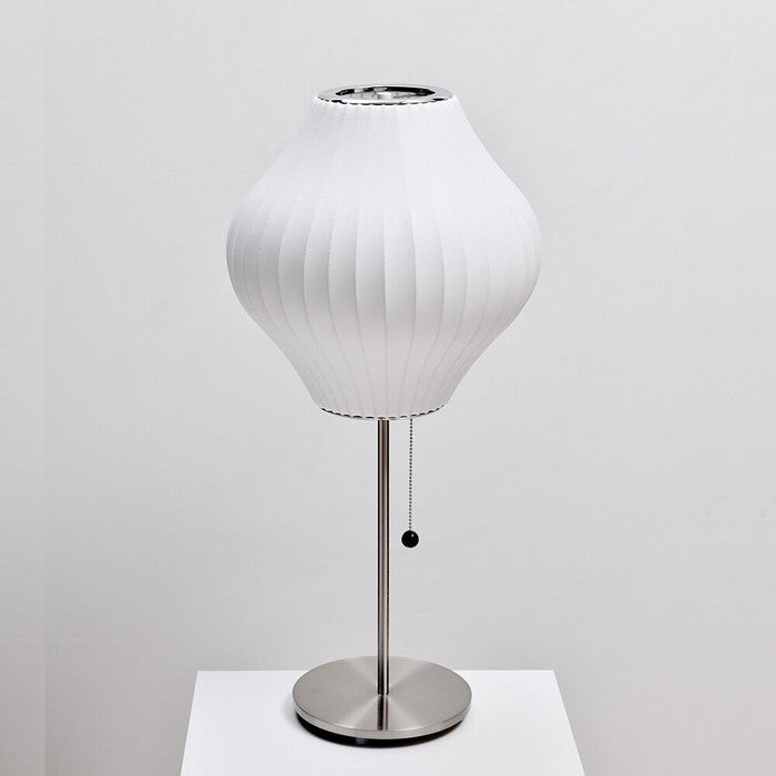 テーブルランプ テーブルライト ジョージ・ネルソン バブルランプ ペア ロータス Sサイズ ホワイト 約W33×H67cm tim-7522893の画像