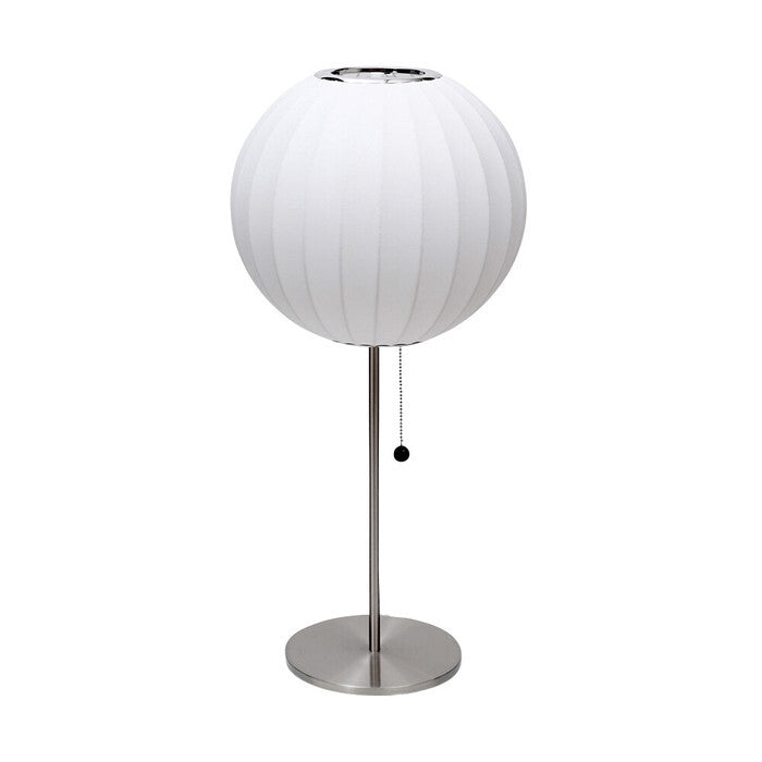 テーブルランプ テーブルライト ジョージ・ネルソン バブルランプ ボール ロータス Sサイズ ホワイト 約W32×H67cm tim-7522898の画像