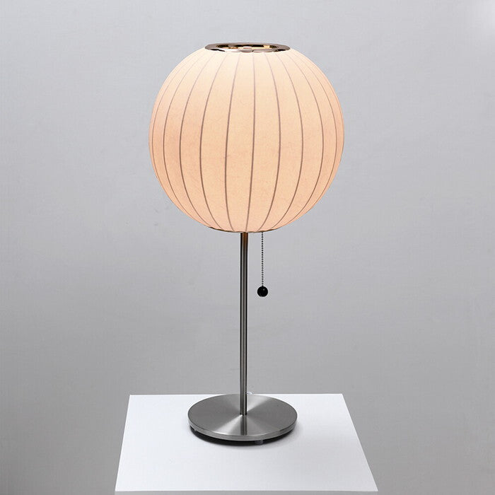 テーブルランプ テーブルライト ジョージ・ネルソン バブルランプ ボール ロータス Sサイズ ホワイト 約W32×H67cm tim-7522898の画像