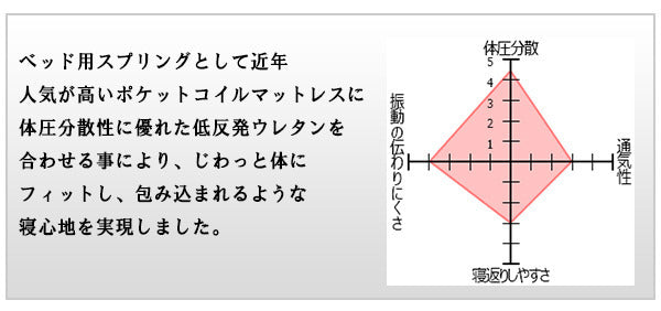 棚照明付フロアベッド ダブル SGマーク付国産低反発ウレタン入ポケットコイルスプリングマットレス付 to-10-190-d-108507