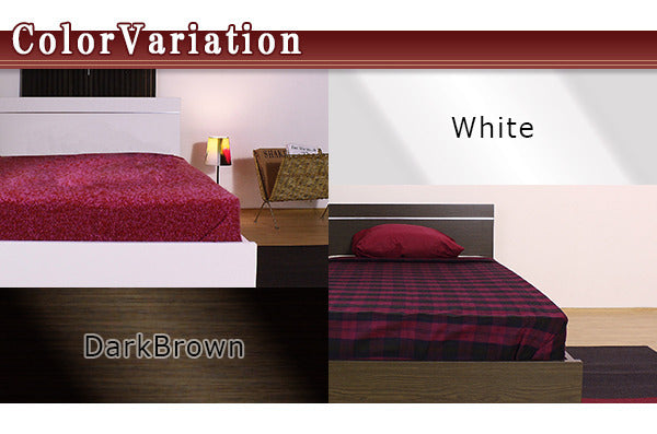 パネル型ラインデザインベッド セミシングル ボンネルコイルスプリングマットレス付 to-10-284-ss-108165の画像